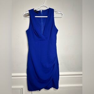 Royal blue, mid thigh dress. New